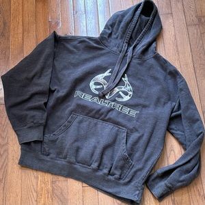 Realtree Charcoal Gray Logo Hoodie